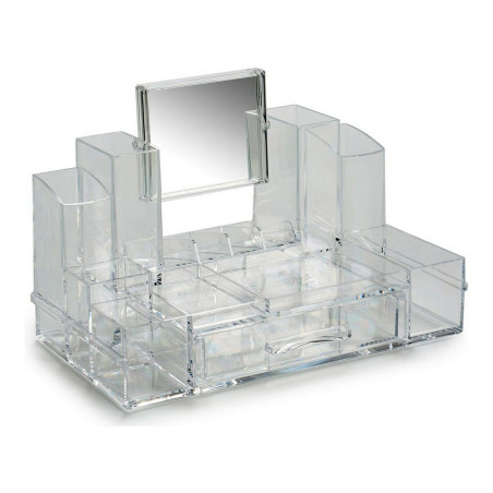Organizer per trucchi Berilo 6221 Trasparente 15,5 x 19,5 x 30 cm