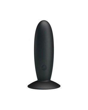 Butt Plug Vibrante Pretty Love Silicone Ventosa Nero