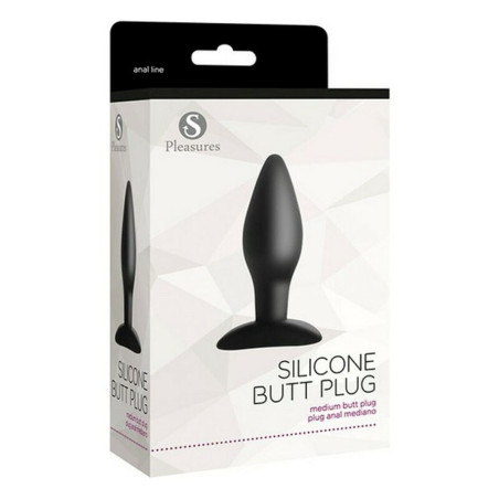 Plug Anale S Pleasures Nero Silicone