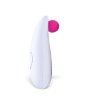 Vibratore Clitorideo Curvo Mustela 3000011049 Bianco/Rosa
