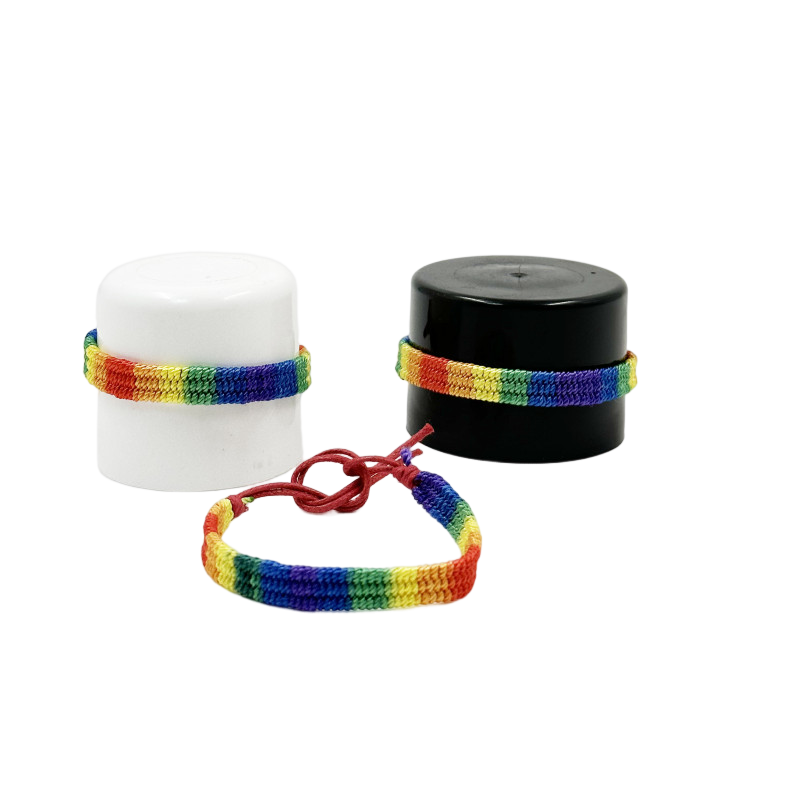 PRIDE - LGTB FLAG THREAD BRACELET PRIDE - LGTB FLAG THREAD BRACELET