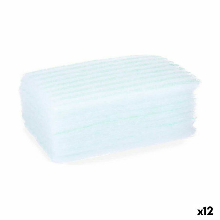 Spugna per il Corpo Berilo 11880014 Azzurro Bianco 19,5 x 12 x 1,5 cm Sapone (12 Unità)