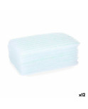 Spugna per il Corpo Berilo 11880014 Azzurro Bianco 19,5 x 12 x 1,5 cm Sapone (12 Unità)