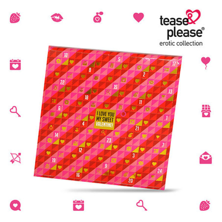 TEASE  PLEASE - CALENDARIO DELLAVVENTO DI SAN VALENTINO