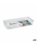 Contenitore per Sistemare Multiuso Berilo CH99113 Trasparente Plastica 15,5 x 5,5 x 34,5 cm Multiuso (36 Unità)