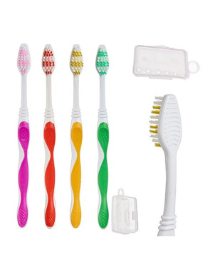 Spazzolino da Denti Berilo AR1410003 Giallo Azzurro Rosso Verde (12 Unità)
