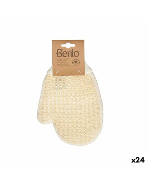 Spugna da Bagno Berilo B7083-12 Bianco Beige (24 Unità)