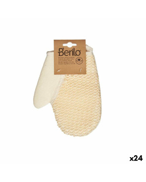 Spugna da Bagno Berilo B7083-10 Bianco Beige (24 Unità)