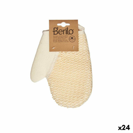 Spugna da Bagno Berilo B7083-10 Bianco Beige (24 Unità)