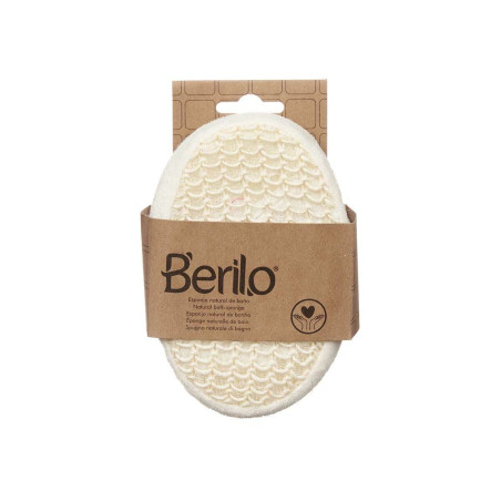 Spugna per il Corpo Berilo B7083-8 Bianco Beige 11 x 15 x 5 cm (24 Unità)