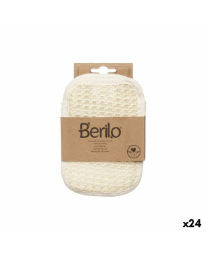 Spugna da Bagno Berilo B7083-5 Bianco Beige (24 Unità)