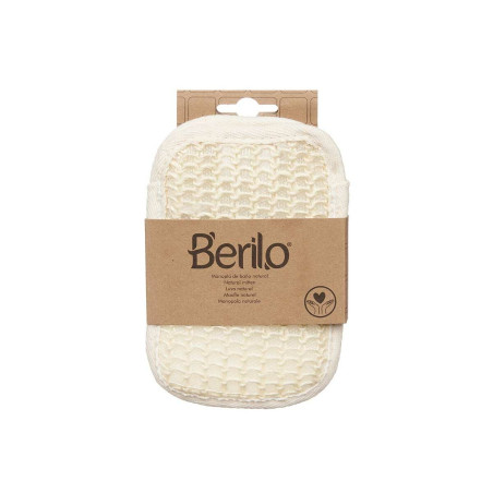 Spugna da Bagno Berilo B7083-5 Bianco Beige (24 Unità)
