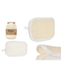 Spugna da Bagno Berilo B7083-5 Bianco Beige (24 Unità)