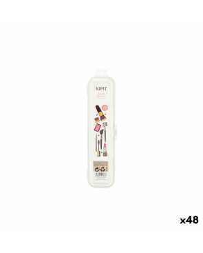 Confezione Kipit 3 Trasparente Trucco Da viaggio (48 Unità)