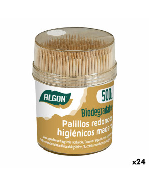 Stuzzicadenti Algon Set 500 Pezzi (24 Unità)