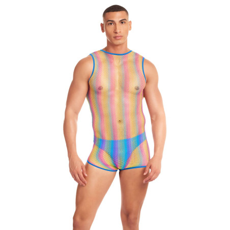 Set di Lingerie Rainbow Party Multicolore L/XL