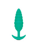 Butt Plug Vibrante B-Vibe Twist Texture Verde