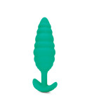 Butt Plug Vibrante B-Vibe Twist Texture Verde