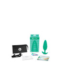 Butt Plug Vibrante B-Vibe Twist Texture Verde