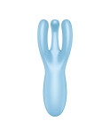 Massaggiatore Satisfyer Threesome 4 Connect Azzurro