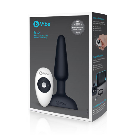 Plug anale con telecomando B-Vibe 05882610000 Nero