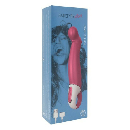 Vibratore per il Punto-G Satisfyer Vibes Petting Hippo Rosso