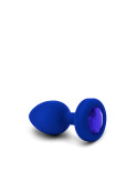 Vibratore B-Vibe Vibrating Jewel Azzurro Blu Marino L/XL
