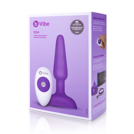 Plug anale con telecomando B-Vibe 05882530000 Viola