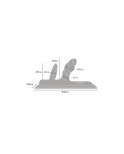 Masturbatore The Cowgirl Unicorn Attachment Two-Nicorn Azzurro Ø 3,6 cm
