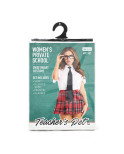 Costume Erotico Teacher’s Pet School Girl Rosso Taglia unica