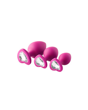 Plug Anale Dream Toys Flirts Rosa 3 Pezzi