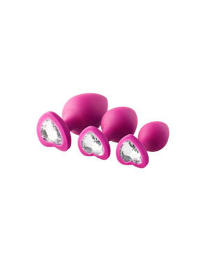 Plug Anale Dream Toys Flirts Rosa 3 Pezzi