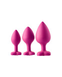 Plug Anale Dream Toys Flirts Rosa 3 Pezzi