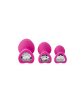 Plug Anale Dream Toys Flirts Rosa 3 Pezzi