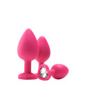 Plug Anale Dream Toys Flirts Rosa 3 Pezzi