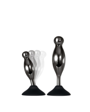 Plug Anale Evolved Grigio 2 Pezzi