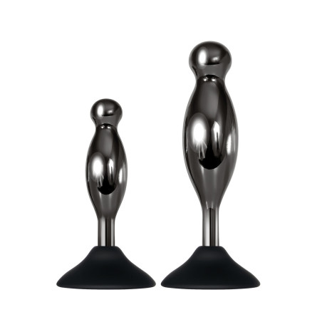 Plug Anale Evolved Grigio 2 Pezzi
