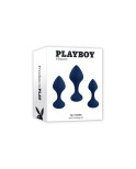 Plug Anale Playboy Playboy Azzurro (8,9 cm)