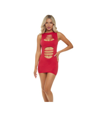 Vestito Pink Lipstick Rosso (Taglia unica)