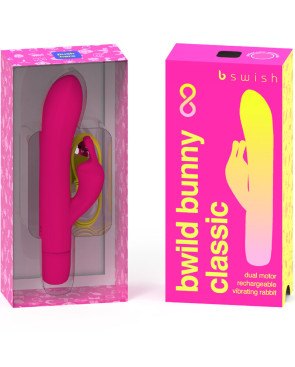 B SWISH - BWILD BUNNY INFINITE CLASSIC VIBRATORE RICARICABILE IN SILICONE ROSA
