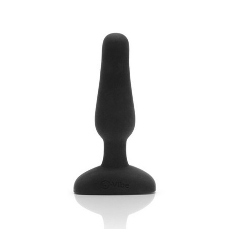 Plug anale con telecomando B-Vibe NOVICE Nero