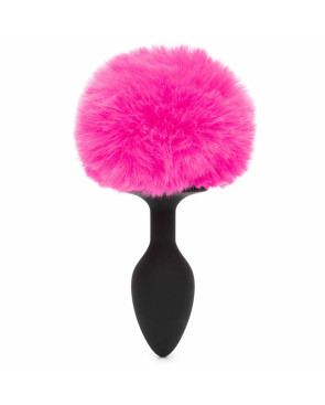 Plug Anale Happy Rabbit Fucsia Nero/Rosa Piccolo (7,6 cm)
