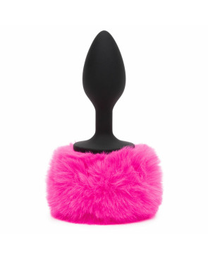 Plug Anale Happy Rabbit Fucsia Nero/Rosa Piccolo (7,6 cm)