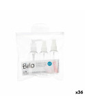 Set da Viaggio Berilo CH56289 Bianco Trasparente Plastica (36 Unità)