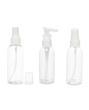 Set da Viaggio Berilo CH56289 Bianco Trasparente Plastica (36 Unità)