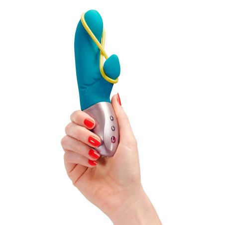 Vibratore Doppia Stimolazione Fun Factory Amorino Azzurro