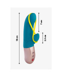 Vibratore Doppia Stimolazione Fun Factory Amorino Azzurro