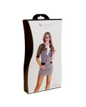 Costume Erotico S Pleasures Nero/Bianco Taglia unica