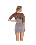 Costume Erotico S Pleasures Nero/Bianco Taglia unica
