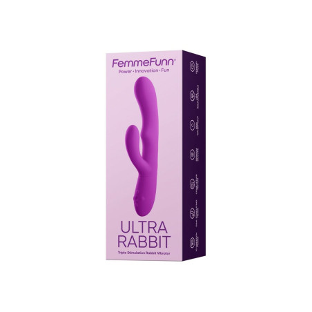 Vibratore per il Punto-G FemmeFunn Rabbit Viola